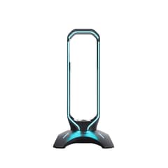 TRUST - Soporte Stand Gamer RGB para Audífonos Gxt 265 + HUB - Negro