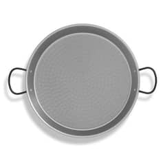 LA VALENCIANA - Paellera 46 cm 12 porciones Acero Pulido