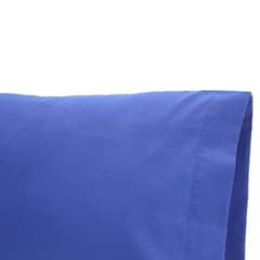 SUEÑO BLANCO - SET 2 FUNDAS COLOR AZUL 50X70 CM C/U