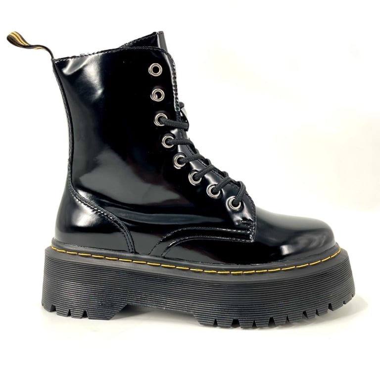 Bototos Mujer Plataforma Negros S8 Negro 37