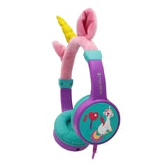 MONSTER AUDIO - Audifonos para Niña Morados Monster Unicornio Ck01M - Morado