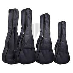 SM - Funda para Ukelele Tenor Sin Relleno Negra PG-U10-26