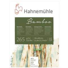 HAHNEMUHLE - Block Técnica Mixta Bamboo 265gr 30x40cm 25Hojas
