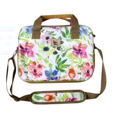 PAPER HOME - Bolso de notebook sustentable 13 y 14 pulgadas flores