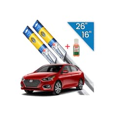 HELLA - Kit Plumillas 26″ y 16″ Hyundai Accent 2012 – 2020