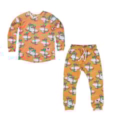 MULLIDO - Buzo Sweat - - Orange Crocodile