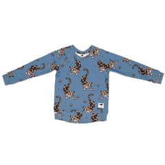 MULLIDO - Polerón Sweat - - Blue Leopard