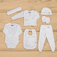 DGU - CONJUNTO SET AJUAR RECIEN NACIDO UNISEX MIMO ALGODON PIMA PERUANO