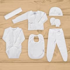 DGU - CONJUNTO SET AJUAR RECIEN NACIDO UNISEX GLO ALGODON PIMA PERUANO