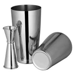 FULLBAR - Kit de bar Boston Silver