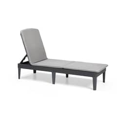 KETER - Reposera de Resina con Cojín Jaipur - Gris