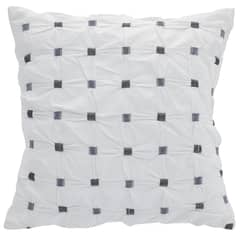 SUEÑO BLANCO - COJIN CAPITONE BLANCO 45X45 CM