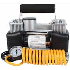TECNOLAB - Compresor De Aire Portatil Doble Piston 12V Rapido