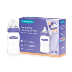 LANSINOH - Mamadera Natural Wave 240ml Pack x 3