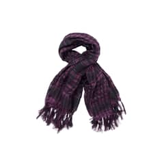 RUNN - Pañuelo a Cuadros Bicolor Morado Negro