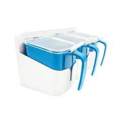 MOGA - Especieros Frascos Condimentos 3 Pcs Con Cuchara A