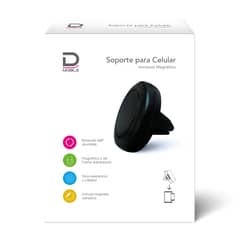 DATACOM - Soporte Celular Con Iman Negro Pronobel