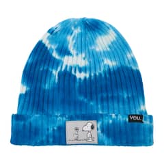 SNOOPY - Gorro Mujer Flor Azul