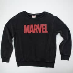 MARVEL - Poleron Hombre YOU Logo Color Negro