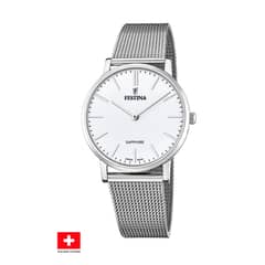 FESTINA SWISS - Reloj F20014/1 Blanco Hombre Swiss Made