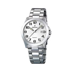 FESTINA - Reloj F16376/7 Blanco Hombre Acero Clásico
