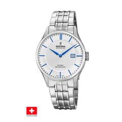 FESTINA SWISS - Reloj F20005/2 Plateado Hombre Swiss Made