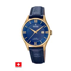 FESTINA SWISS - Reloj F20010/3 Azul Hombre Swiss Made