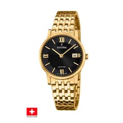 FESTINA SWISS - Reloj F20021/3 Negro Mujer Swiss Made