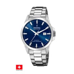 FESTINA SWISS - Reloj F20024/3 Azul Hombre Swiss Made