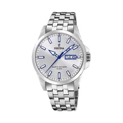 FESTINA - Reloj F20357/1 Plateado Hombre Acero Clásico