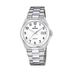 FESTINA - Reloj F20552/1 Blanco Hombre Acero Clásico