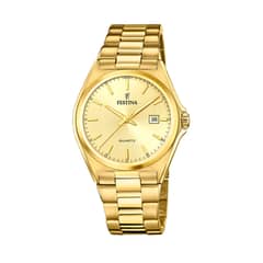 FESTINA - Reloj F20555/3 Dorado Hombre Acero Clásico