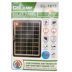 GENERICO - Panel Solar Portátil 8W Carga Múltiple para Smartphones Lámparas