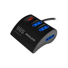 PHILCO - Alargador Extension De Escritorio Switch 15Mts Negro