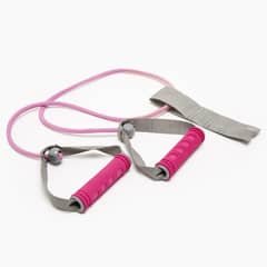 EVERLAST - Elástico De Resistencia Tubular Con Manillas Rosado