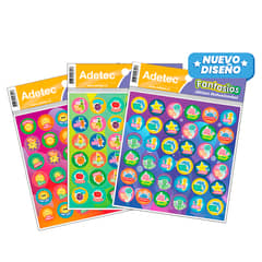 ADETEC - 360 Stickers Escolar Diseño Incentivo 15,5x16,25cm