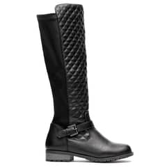 THUNDER BLUE - Bota Mujer Negro Montador