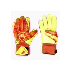 UHLSPORT - Guantes Arquero Uhl Dynamic Impulse Soft Flex Frame (Férula ) Na/Am - Naranjo