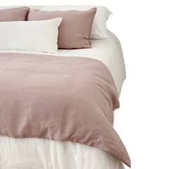 NATURALINO - Piecera Lino Loa XL - 240x100 cms - Rosa -