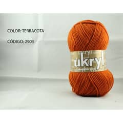 GENERICO - LANA UKRYL INVIERNO 100GRS TERRACOTA