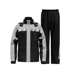 MOTOWOLF - Traje Impermeable para moto y ciclismo 0402 210T Negro/Gris