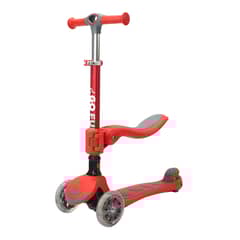 GO FUN - Scooter Infantil 2 en 1 Rojo