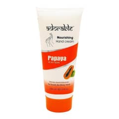ADORABLE - Crema de Manos Papaya 100 ml - Turquesa.-