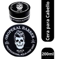 OBOPEKAL - Cera Gel Black Para Barba y Cabello
