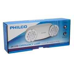 PHILCO - LAMPARA DE EMERGENCIA AT60 2 FOCOS FIJA