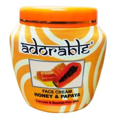 ADORABLE - Crema Facial Miel & Papaya 300 ml - Turquesa