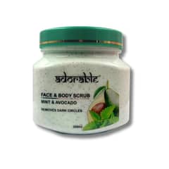 ADORABLE - Exfoliante Cuerpo y rostro Menta-Palta 300 ml - Turquesa