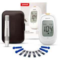 YUWELL - Glucómetro 582 Medidor Glucosa Glicemia 50 Cintas 50 Lancetas