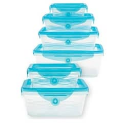 OEM - SET 12 PIEZAS DE TAZAS DE ALMACENAMIENTO TAPA SILICON