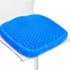 GENERICO - Cojín gel para silla con funda de cojines almohada